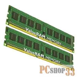Модуль памяти Kingston DDR3 DIMM 16GB (PC3-10600) 1333MHz Kit (2 x 8GB) KVR13N9K2/16