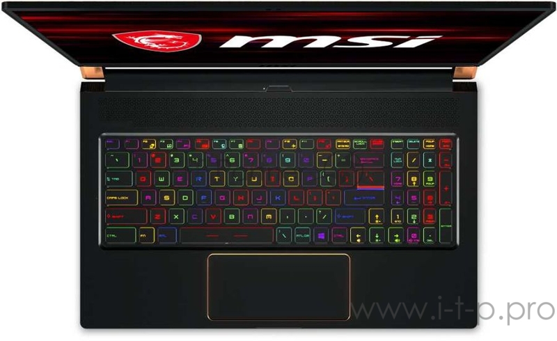 Ноутбук MSI GS75 Stealth 10SE-1021XRU Core i7 10750H/16Gb/SSD512Gb/NVIDIA GeForce RTX 2060 6Gb/17.3/IPS/FHD (1920x1080)/Free DOS/black/WiFi/BT/Cam