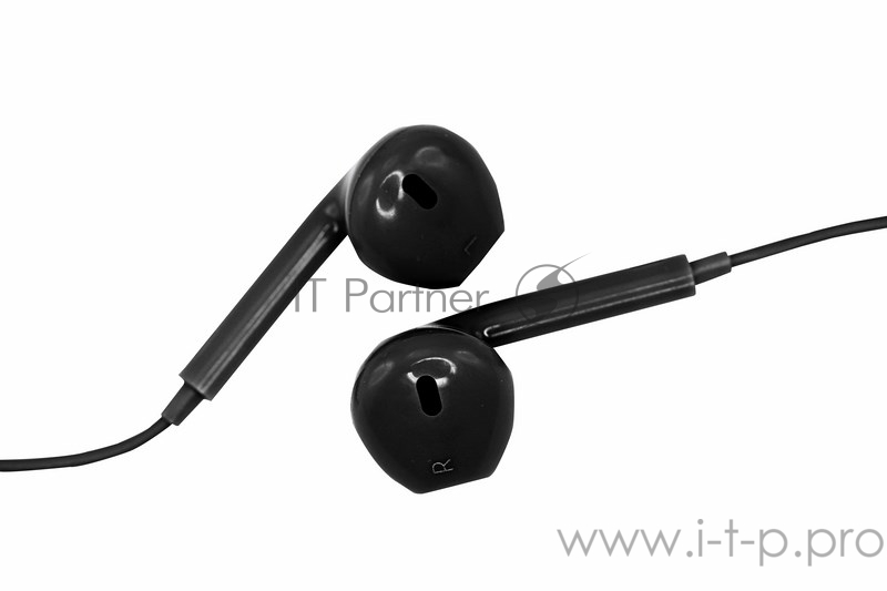 Наушники с микрофоном черные