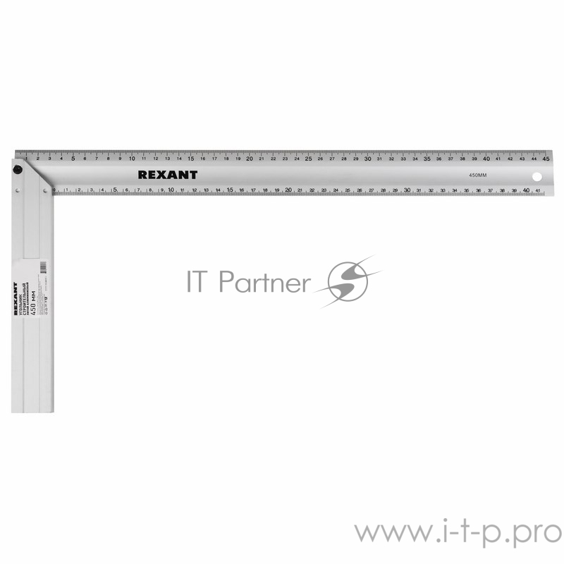 Угольник строительный литой алюминиевый 450 мм REXANT