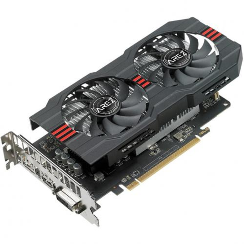 Видеокарта ASUS Radeon RX 560 2ГБ AREZ-RX560-O2G-EVO (Radeon RX 560, DDR5, DVI, HDMI, DP) (PCI-E)