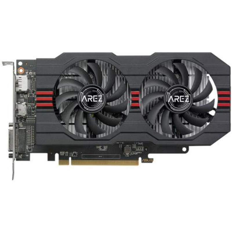 Видеокарта ASUS Radeon RX 560 2ГБ AREZ-RX560-O2G-EVO (Radeon RX 560, DDR5, DVI, HDMI, DP) (PCI-E)