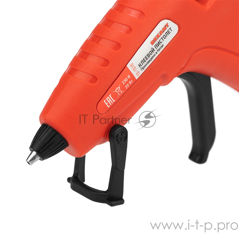 Пистолет клеевой REXANT, 20 Вт, Ø7 мм, «ЭКСПЕРТ», блистер