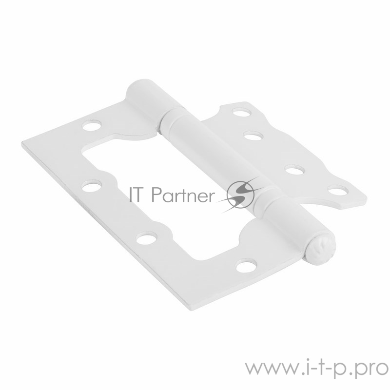Петля накладная универсальная 100 белая ЧЕТЫРЕ СЕЗОНА