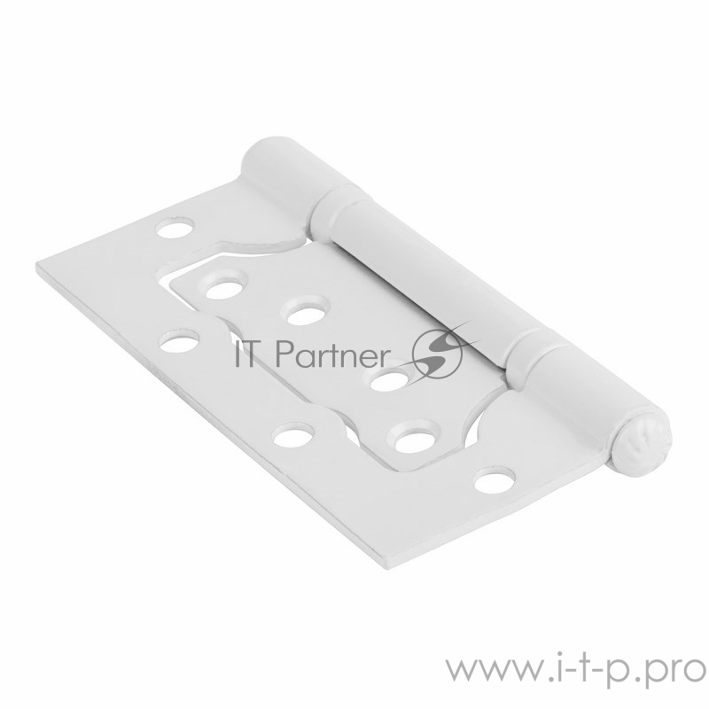 Петля накладная универсальная 100 белая ЧЕТЫРЕ СЕЗОНА