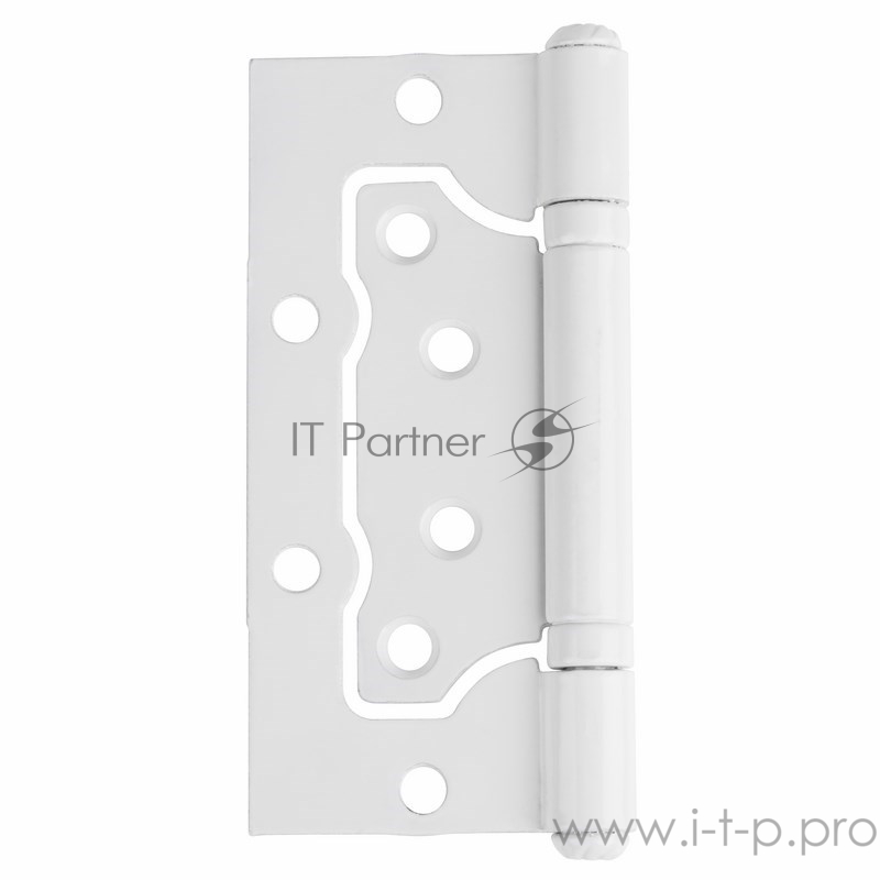 Петля накладная универсальная 100 белая ЧЕТЫРЕ СЕЗОНА