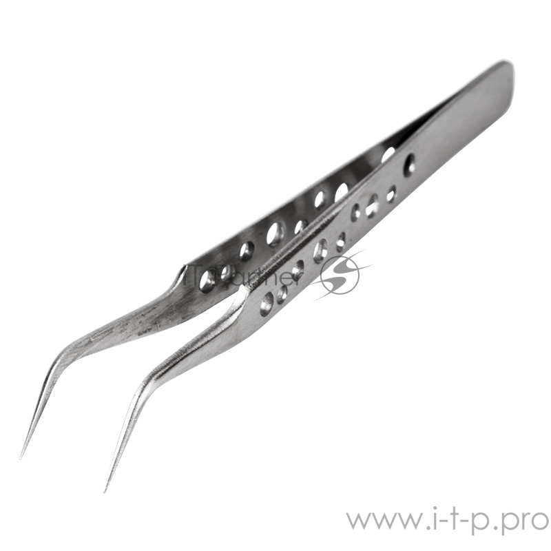 Пинцет изогнутый, узкий 120 мм Airy (блистер) REXANT