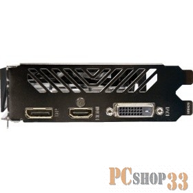 Видеокарта GIGABYTE GeForce GTX 1050 OC 3G 3ГБ GV-N1050OC-3GD (GeForce GTX 1050, DDR5, DVI, HDMI, DP) (PCI-E)