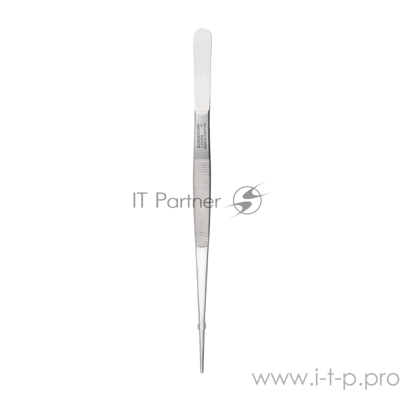 Пинцет прямой рифленый 250 мм ПРОФИ