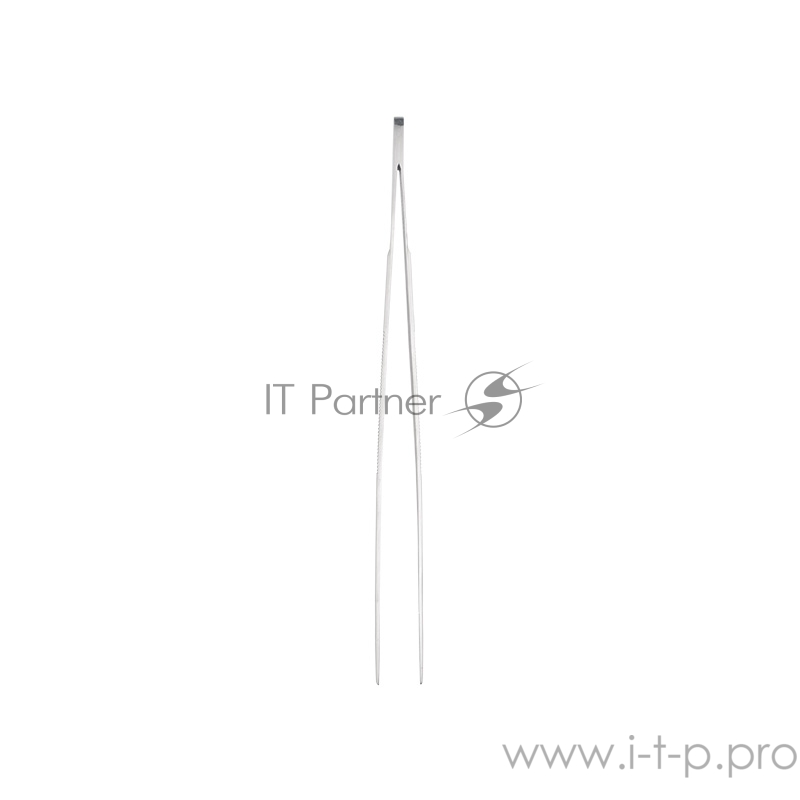 Пинцет прямой рифленый 250 мм ПРОФИ