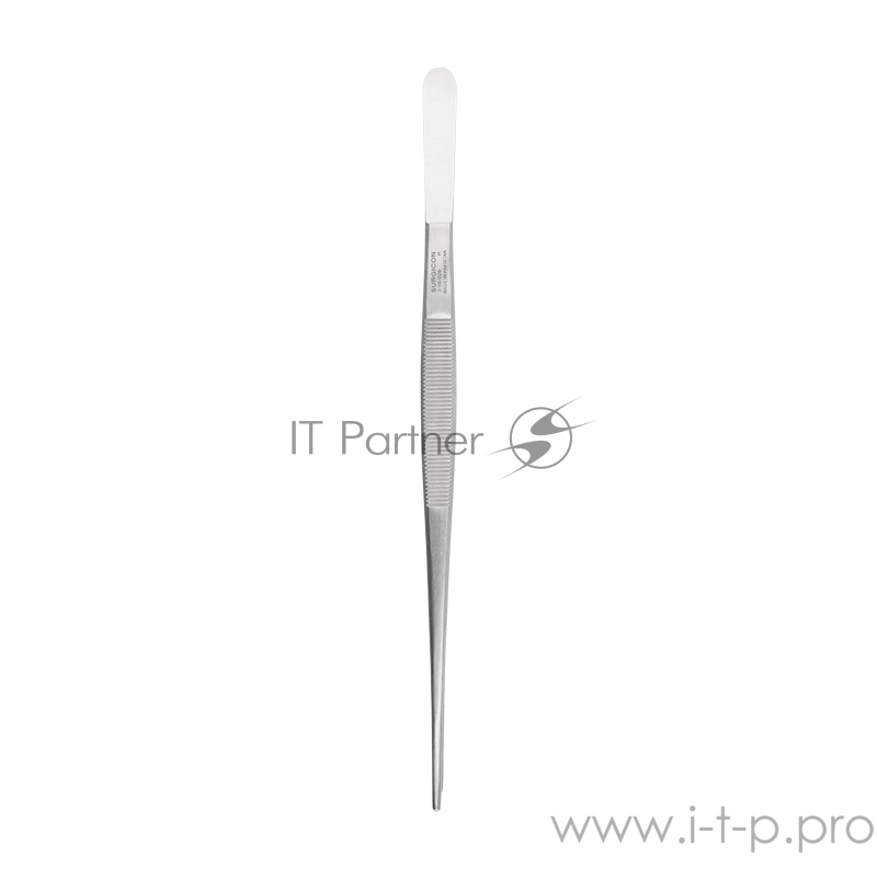 Пинцет прямой рифленый 200 мм ПРОФИ