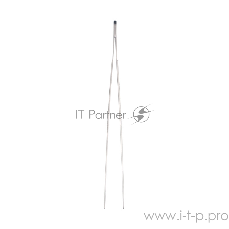 Пинцет прямой рифленый 200 мм ПРОФИ