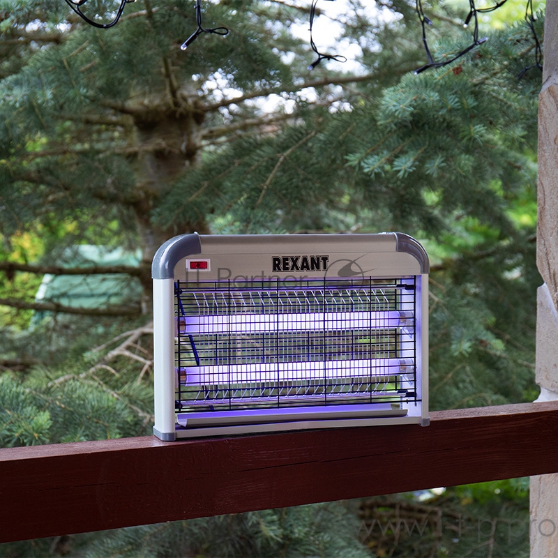 Антимоскитная лампа 2х10Вт, 220В (R80) REXANT