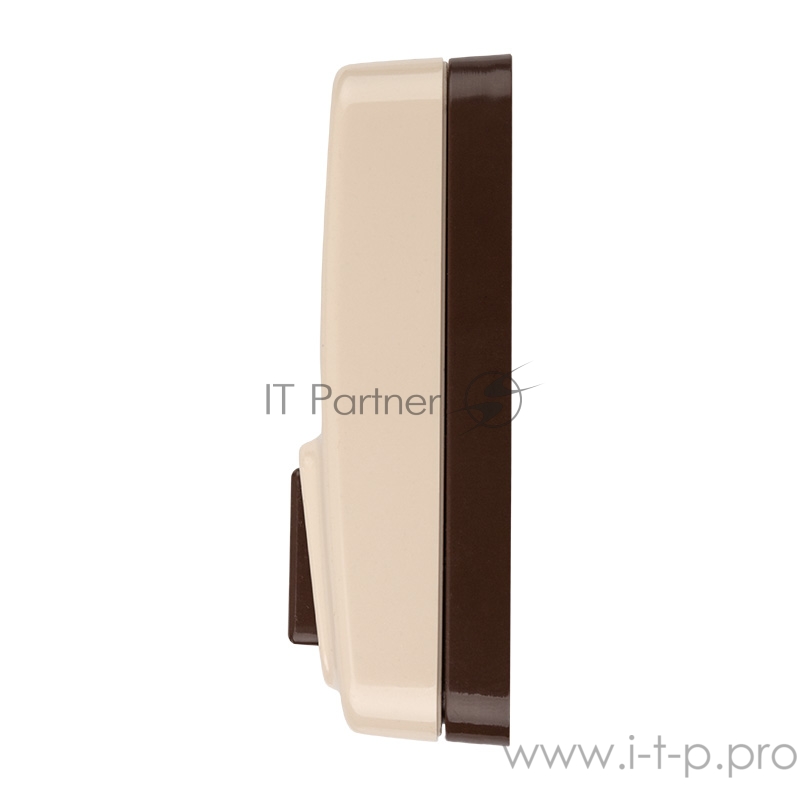 Кнопка для проводного звонка, пластик, 220 В