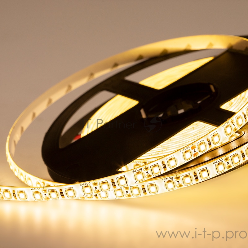 LED лента силикон, 8 мм, IP65, SMD 2835, 120 LED/m, 12 V, цвет свечения теплый белый