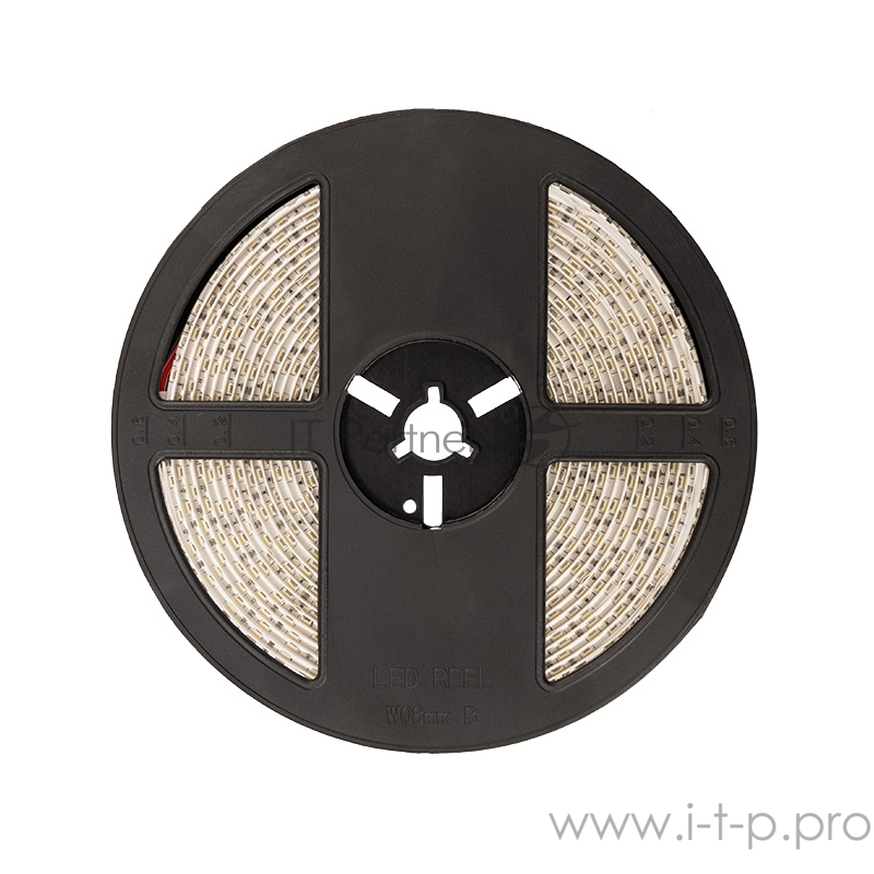 LED лента силикон, 8 мм, IP65, SMD 2835, 120 LED/m, 12 V, цвет свечения теплый белый