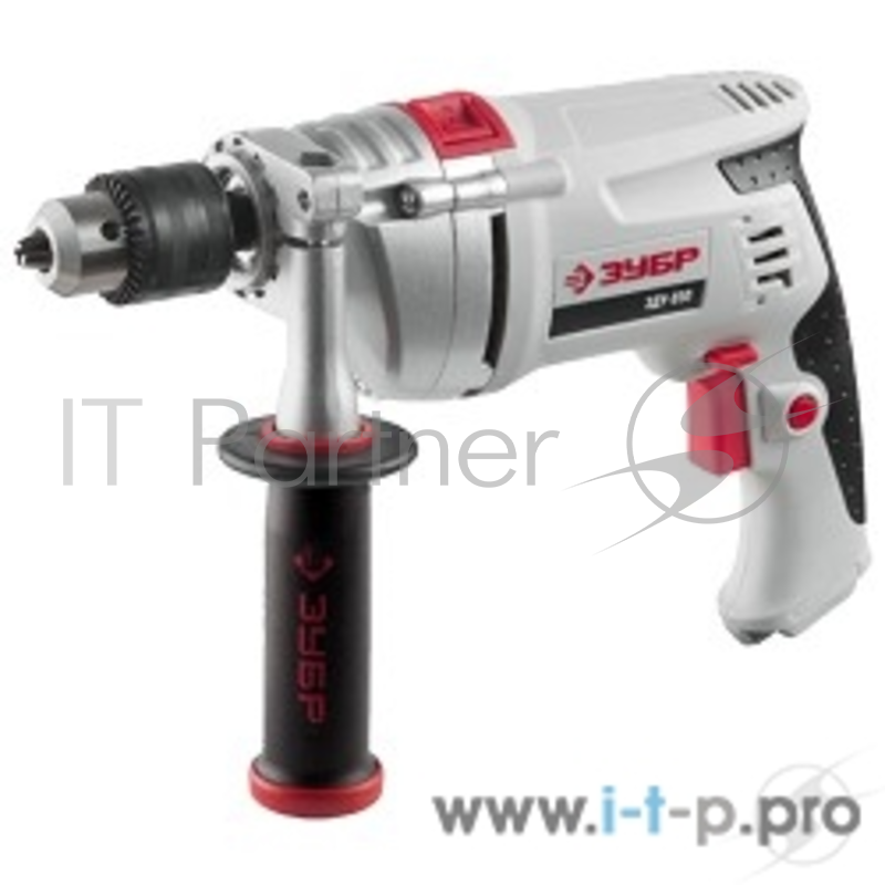 Дрель, Шуруповерт ЗУБР ПРОФЕССИОНАЛ ЗДУ-850 ЭРММ2 Дрель-ударная ЗДУ-850 ЭРММ2 {удар, реверс, мет корпус редуктора, патрон 13мм, реверс, 0-2800об/мин, 0-44800уд/мин, 850Вт}