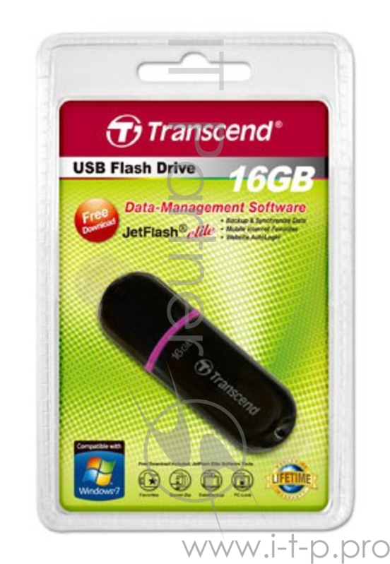 Накопитель USB flash 16ГБ Transcend JetFlash 300 TS16GJF300 (USB2.0)