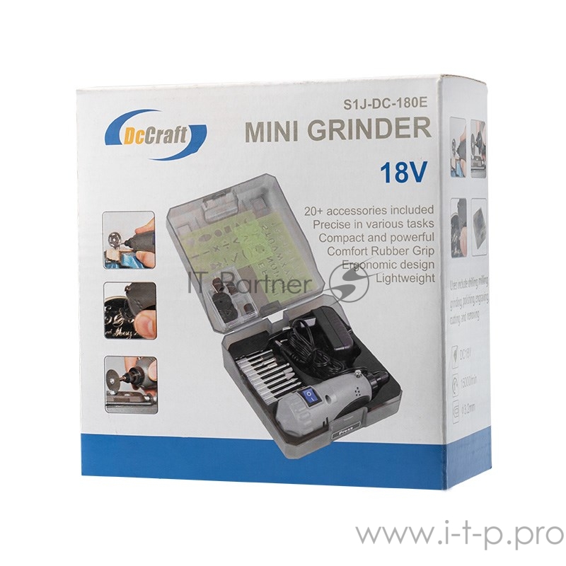 Дрель (гравер) 15000 об/мин + 20 аксессуаров