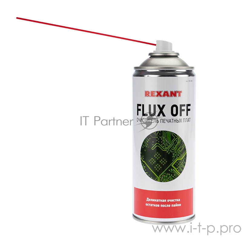 Очиститель печатных плат FLUX OFF, REXANT, 400 мл, аэрозоль