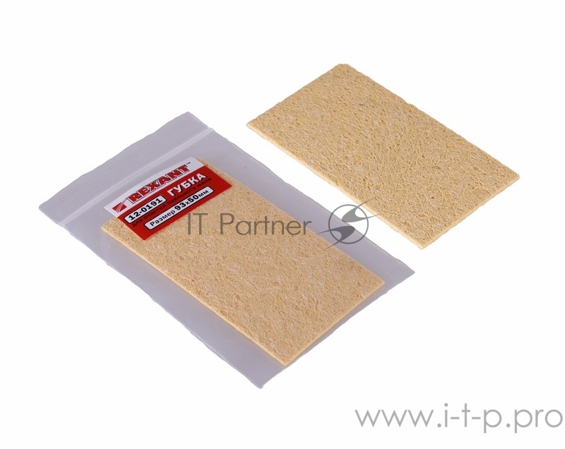 Губка для очистки паяльного жала 93x50 мм REXANT