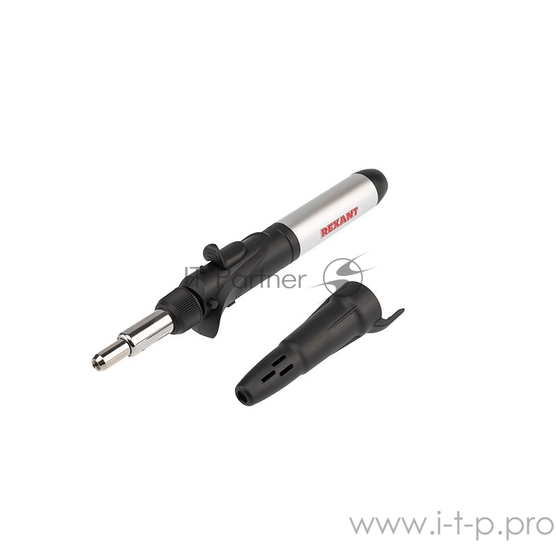 Паяльник REXANT газовый с пьезоподжигом, 17 мл, 11 предметов