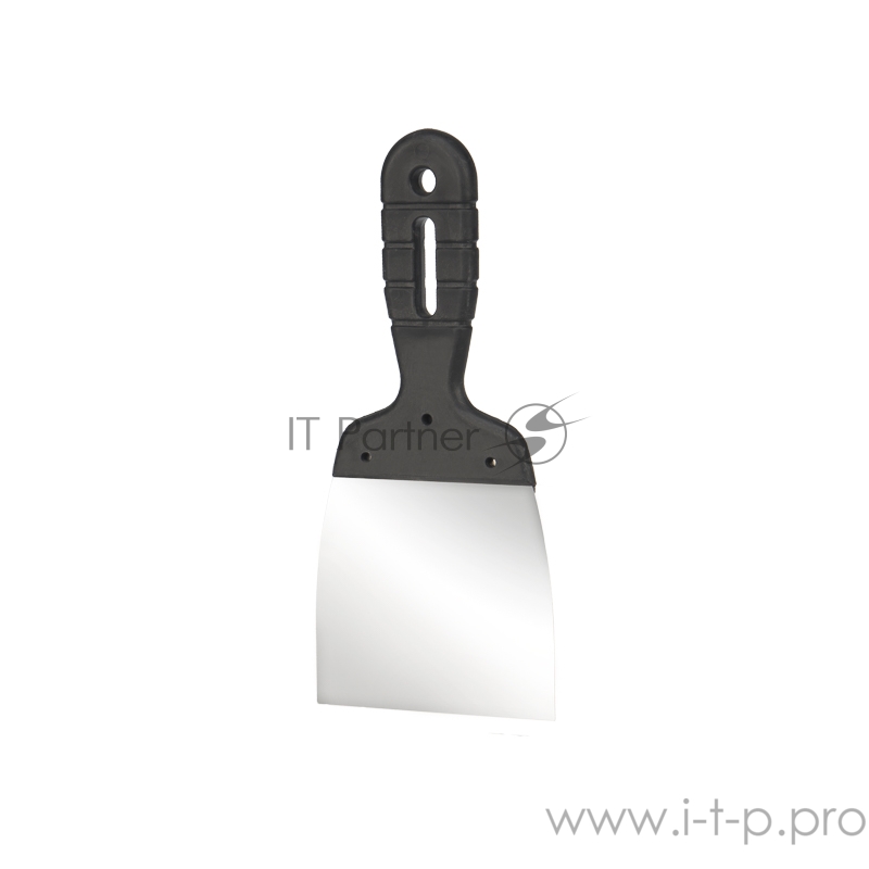 Шпатель 100 мм нержавеющая сталь, пластмассовая ручка REXANT