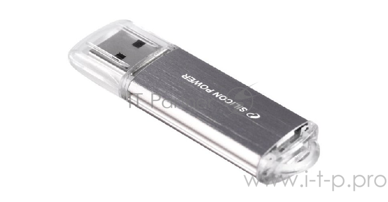 Накопитель USB flash 16ГБ Silicon Power ULTIMA II SP016GBUF2M01V1S, серебр. (USB2.0)