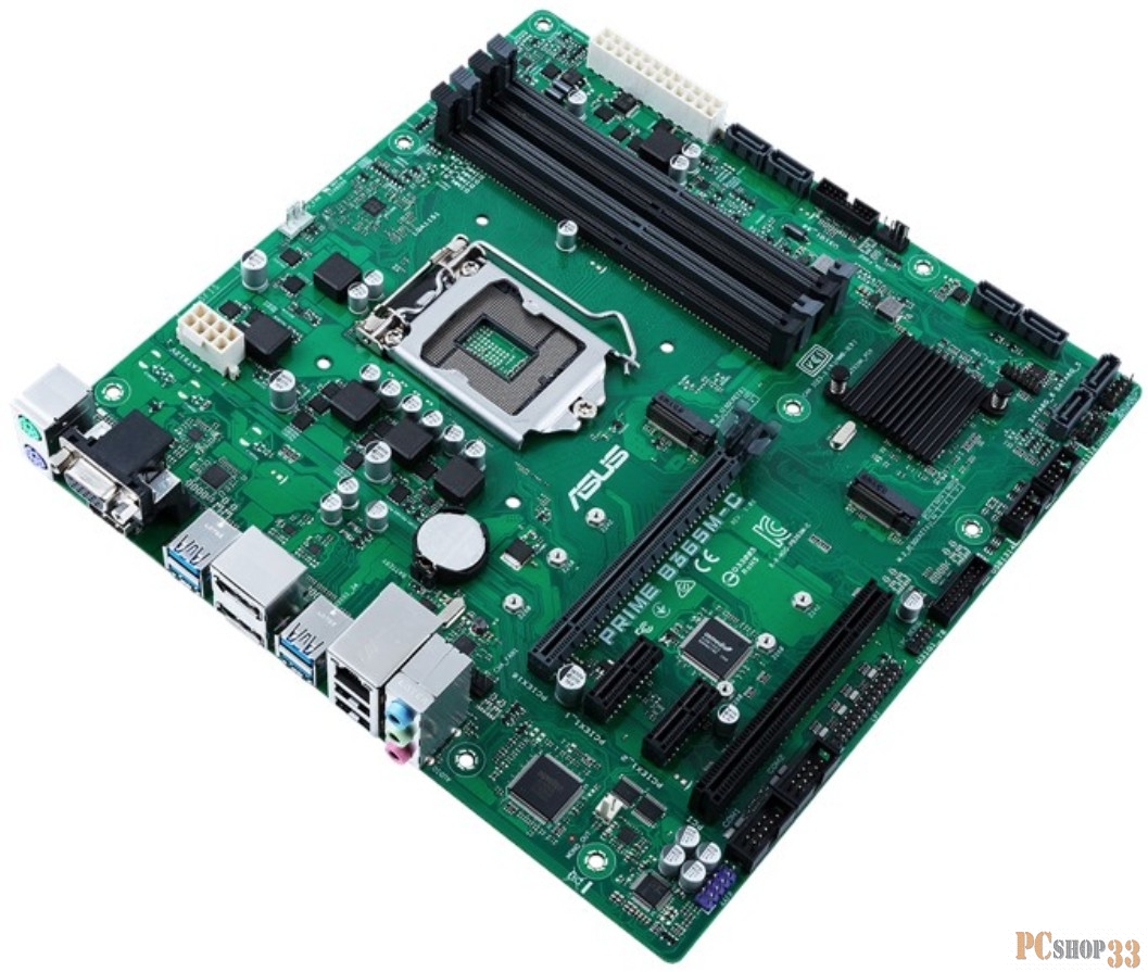 ASUS PRIME B365M-C, LGA1151, B365, 4*DDR4, D-Sub + DP+HDMI, SATA3, Audio, Gb LAN, USB 3.1*8, COM*2 header (w/o cable), mATX 90MB10U0-M0EAYM