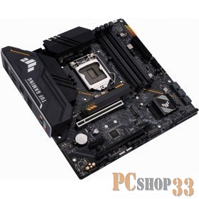 ASUS TUF GAMING B560M-PLUSS, LGA1200, B560, 4*DDR4, DP+HDMI, , SATA3 + RAID, Audio, Gb LAN, USB 3.2*6, USB 2.0*6, COM*1 header (w/o cable), mATX 90M