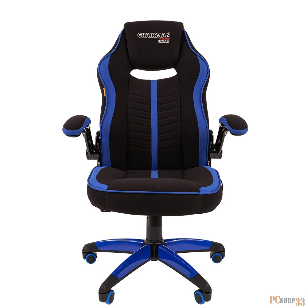 Офисное кресло Chairman game 19 Россия ткань черн./синий