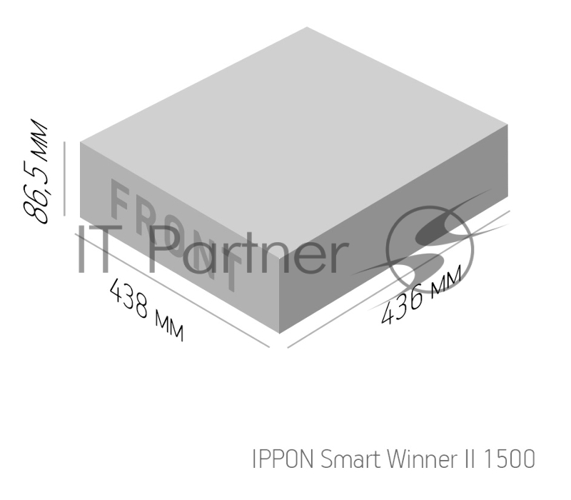 Источник бесперебойного питания Ippon Smart Winner II 1500 1350Вт 1500ВА черный