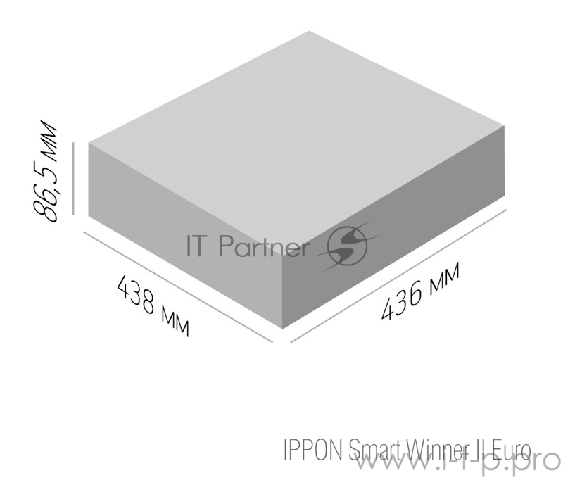 Источник бесперебойного питания Ippon Smart Winner II 1500 Euro 1350Вт 1500ВА черный