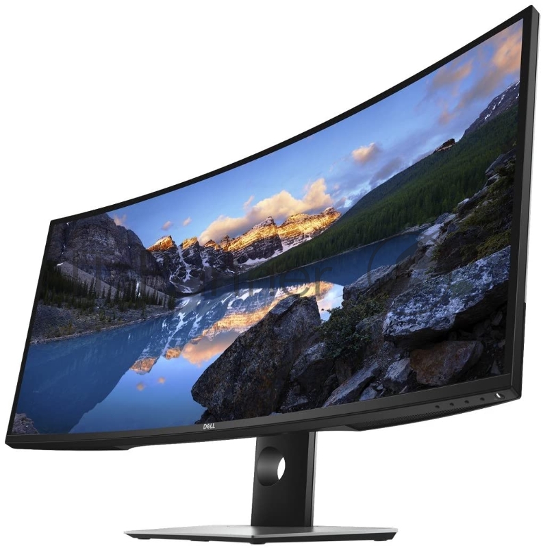 МОНИТОР 37.5 DELL U3821DW Black-Silver (IPS, изогнутый, 3840x1600, 5 ms, 178°/178°, 300 cd/m, 1000:1, +2xHDMI 2.0)