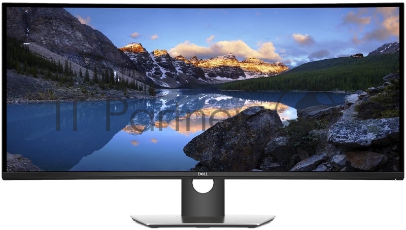 МОНИТОР 37.5 DELL U3821DW Black-Silver (IPS, изогнутый, 3840x1600, 5 ms, 178°/178°, 300 cd/m, 1000:1, +2xHDMI 2.0)
