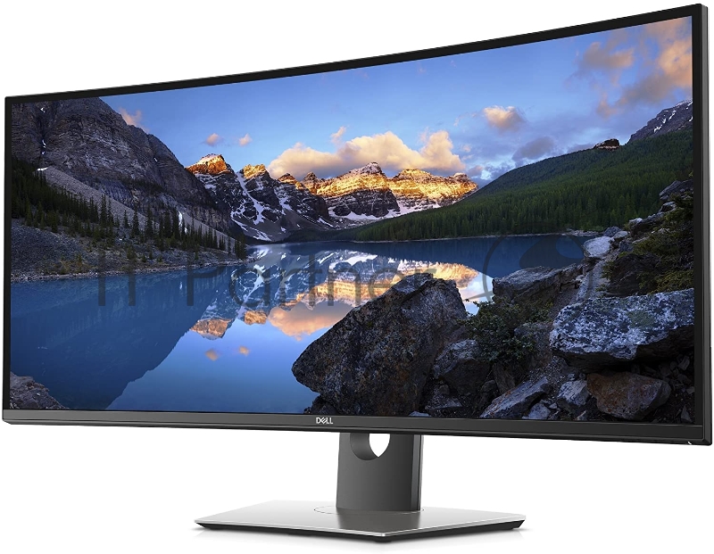 МОНИТОР 37.5 DELL U3821DW Black-Silver (IPS, изогнутый, 3840x1600, 5 ms, 178°/178°, 300 cd/m, 1000:1, +2xHDMI 2.0)