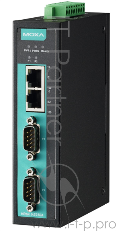 Ethernet сервер последовательных интерфейсов, MQTT, 2xRS-232/422/485, 8xDI, 4xDO, с каскадированием (2xEthernet, 1 IP-адрес), 0...+60С