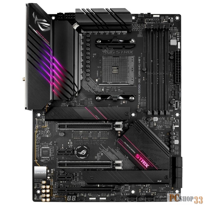 Материнская плата Asus ROG STRIX B550-XE GAMING WIFI Soc-AM4 AMD B550 4xDDR4 ATX AC`97 8ch(7.1) 2.5Gg RAID+HDMI+DP