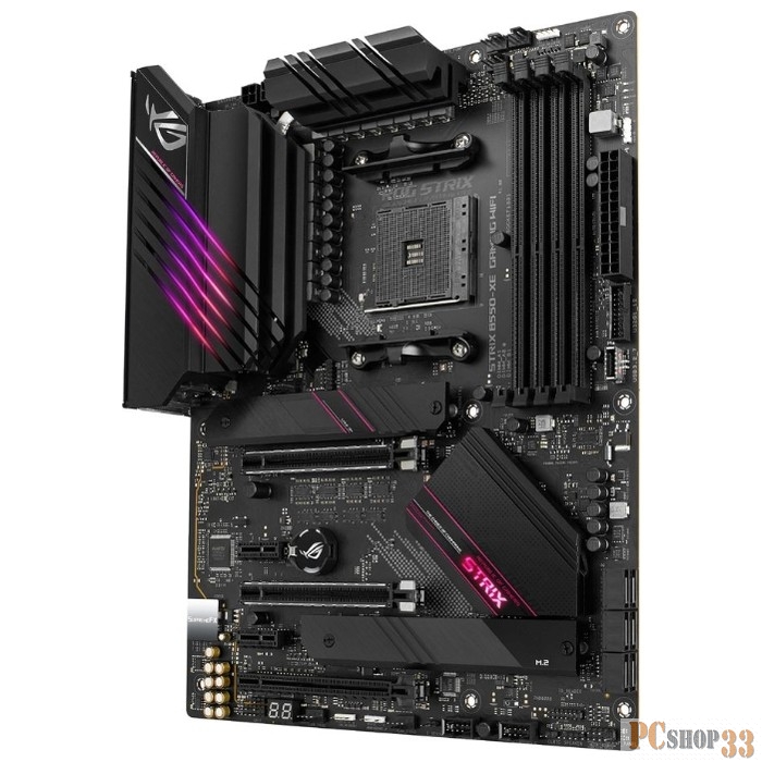 Материнская плата Asus ROG STRIX B550-XE GAMING WIFI Soc-AM4 AMD B550 4xDDR4 ATX AC`97 8ch(7.1) 2.5Gg RAID+HDMI+DP