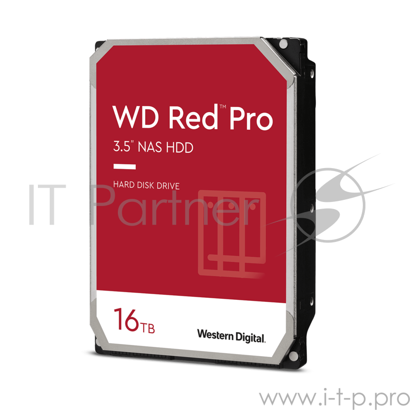 Жесткий диск WD Original SATA-III 16Tb WD161KFGX NAS Red Pro (7200rpm) 512Mb 3.5