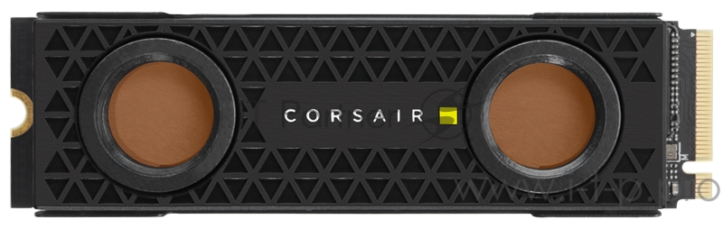 M.2 2280 2TB Corsair MP600 PRO Hydro X Edition Black Client SSD CSSD-F2000GBMP600HXE PCIe Gen4x4 with NVMe, 7000/6550, IOPS 800/660K, MTBF 1.7M, 3D T