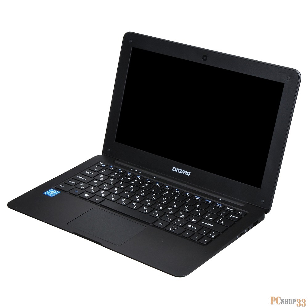 Ноутбук Digma EVE 11 C409 Celeron N3350/4Gb/SSD64Gb/Intel HD Graphics 500/11.6/IPS/FHD (1920x1080)/Windows 10 Home Single Language 64/black/WiFi/BT/