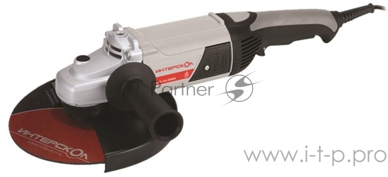 Углошлифовальная машина Интерскол УШМ-230/2000М 2000Вт 6500об/мин рез.шпин.:M14 d=230мм