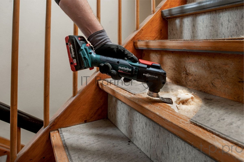 Многофункциональный инструмент Metabo MT 18 LTX BL QSL зеленый/черный