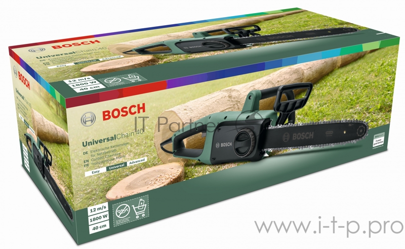 Электрическая цепная пила Bosch UniversalChain 40 1800Вт дл.шин.:16 (40cm)