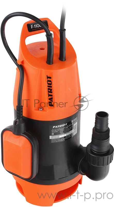 Насос садовый дренажный Patriot F 1100 1120Вт 15700л/час