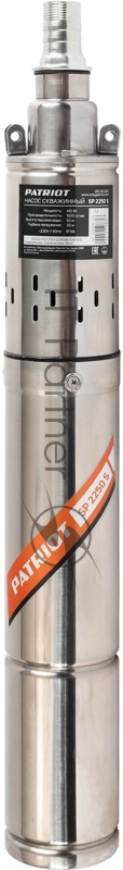 Насос садовый скважинный Patriot SP 2250 S 400Вт 1500л/час