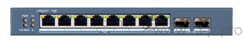 Коммутатор Hikvision DS-3E1510P-E управляемый