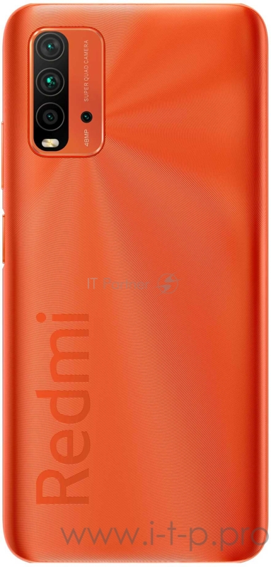 Смартфон Xiaomi Redmi 9T 64Gb 4Gb оранжевый моноблок 3G 4G 2Sim 6.53 1080x2340 Android 10 48Mpix 802.11 a/b/g/n/ac NFC GPS GSM900/1800 GSM1900 MP3 FM A-GPS microSD
