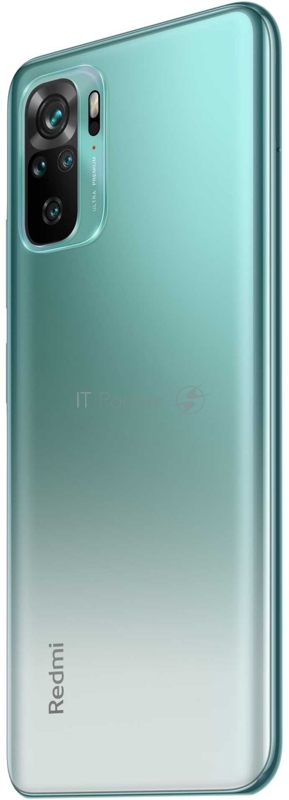 Смартфон Xiaomi Redmi Note 10 64Gb 4Gb зеленый моноблок 3G 4G 2Sim 6.43 1080x2400 Android 11 48Mpix 802.11 a/b/g/n/ac GPS GSM900/1800 GSM1900 MP3 A-GPS microSD